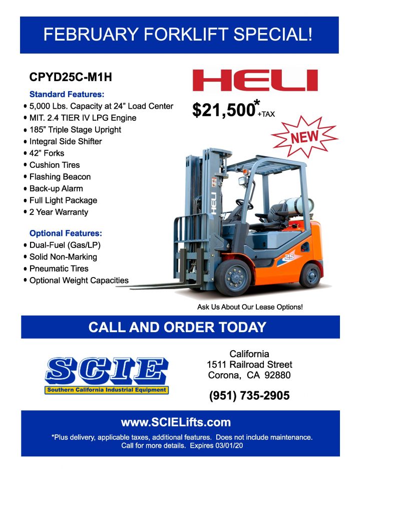 Forklift Rentals Scie Lifts
