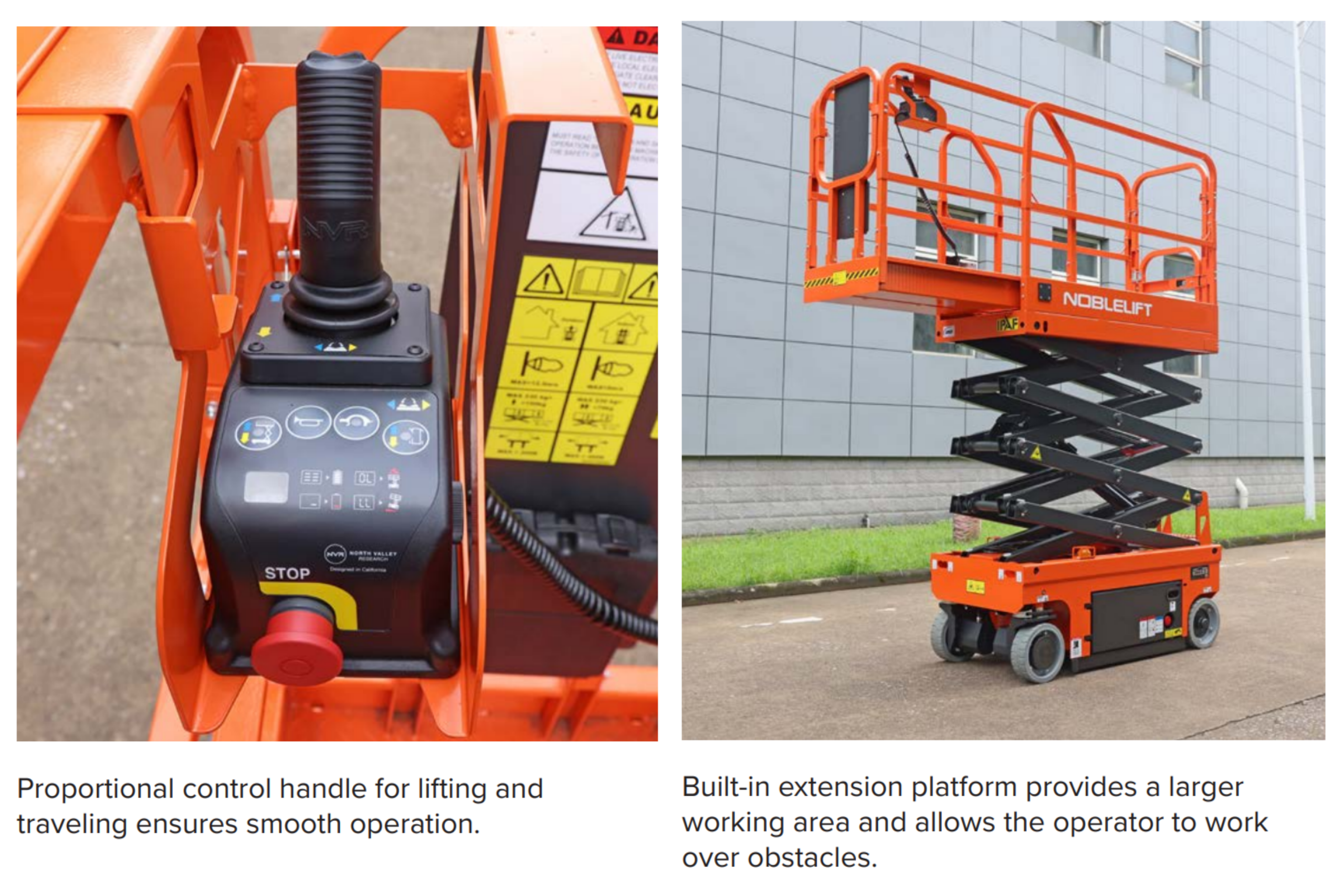 NOBLELIFT SCISSORLIFT _ SPECIFICATIONS